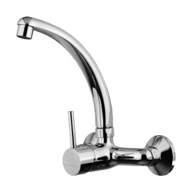 Torneira monocomando de cozinha à parede bica alta Dart, W7 WDART005/3