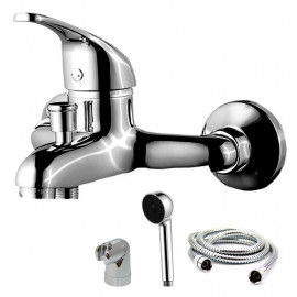 Torneira monocomando de banheira com chuveiro Basiq, W7 WBASIQ003