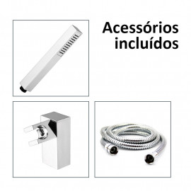 Torneira monocomando de duche com chuveiro Kiara, W7 WKIARA004