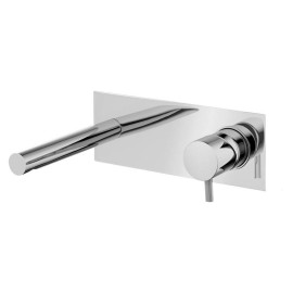 Torneira monocomando de lavatório de encastrar com placa Gres, W7 WGRES005/7.1