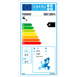 Bomba de calor AQS Aéromax VS 270 L Solar com serpentina, Thermor 286045