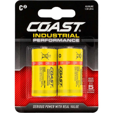 Pilha alcalina 1.5V LR14 C2 (2 un), Coast CLR14IP-CP2