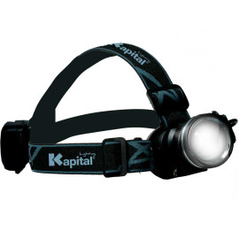Lanterna Frontal Multimodo Recarregável 200 Lúmens, KAPITAL KL200RHL