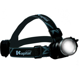 Lanterna frontal multimodo recarregável 200 lúmens, Kapital KL200RHL