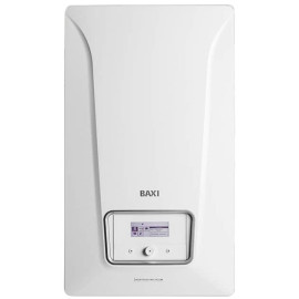 Caldeira mural de condensação a gás PLATINUM Max iPlus 24/24F com termóstato TXM e exaustão 60/100, Baxi 7786230