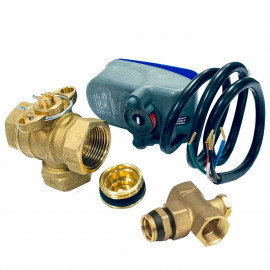 Válvula zona motorizada 3/4'' com tê by-pass, Baxi 195150017