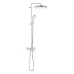 Sistema de duche com misturadora Torneira monocomando e chuveiro de 250 mm Cube New Tempesta System, Grohe 26692001
