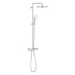 Sistema de duche com misturadora termostática e chuveiro de 250 mm New Tempesta System, Grohe 26670001