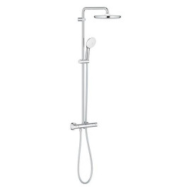 Sistema de duche com misturadora termostática e chuveiro de 250 mm New Tempesta System, Grohe 26670001