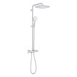 Sistema de duche com misturadora termostática e chuveiro de 250 mm Cube New Tempesta Cosmopolitan System, Grohe 26689001