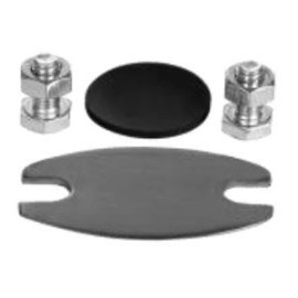 Flange cega inox para bateria contador