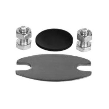 Flange cega inox para bateria contador