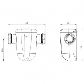 Filtro neutralizador de condensados SANINEUTRAL MINI, SFA