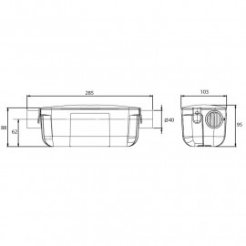 Filtro neutralizador de condensados SANINEUTRAL SFA