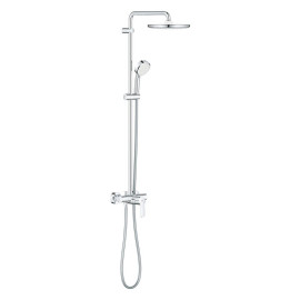Sistema de duche com misturadora Torneira monocomando e chuveiro de 250 mm New Tempesta System, Grohe 26673001