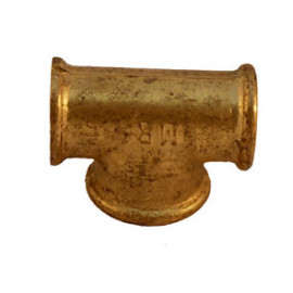 Tê de 1/2'' x 3/4'' x 1/2'' latão