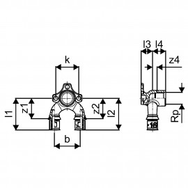 Joelho fêmea em 'U' 16 mm x 1/2'' multicamada S-Press, Uponor 1070629