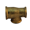 Tê de 3/4'' x 1/2'' x 1/2'' latão