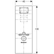 Painel Duofix para sanita suspensa, Geberit 111.855.00.1