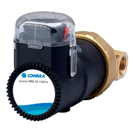 Circulador ECOCIRC PRO 15-1/65B RU, com termóstato, relógio e válvula de retenção, Lowara 60A0L6001