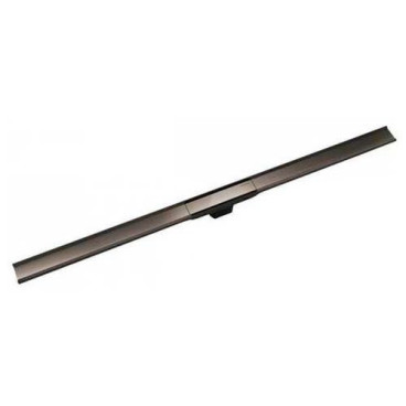 Calha para duche CleanLine50, L»30-90cm, cromado preto / escovado, Geberit 154.446.QC.2