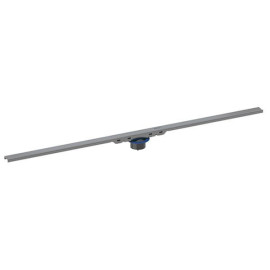 Calha para duche CleanLine50, L»30-130cm, cromado preto / escovado, Geberit 154.447.QC.1