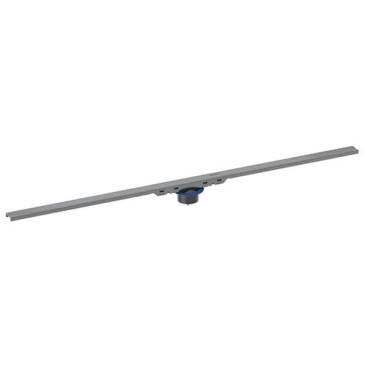 Calha para duche CleanLine50, L»30-130cm, cromado preto / escovado, Geberit 154.447.QC.2