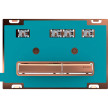 Placa de comando de descarga Sigma50, para descarga dupla, cor de metal ouro rosa, personalizável, Geberit 115.670.00.2