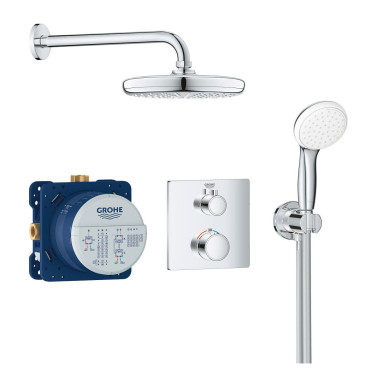 Conjunto duche Perfect 210 Termo Rectangular, Grohe 34729000