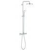 Sistema de duche com misturadora termostática e chuveiro de 210 mm New Tempesta System, Grohe 26811000