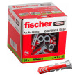 Buchas Duopower 10x50, caixa de 50 un, Fischer