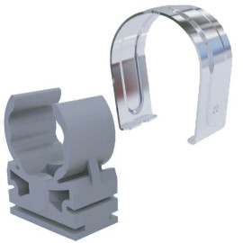 Abraçadeira Zas 18 mm, de poliamida com fecho em inox 304