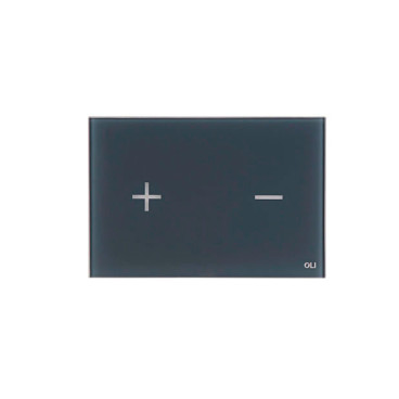 Placa de comando GLASSY anthracite, OLI CG34000878702