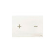 Placa de comando GLASSY branco, OLI CG34000878849