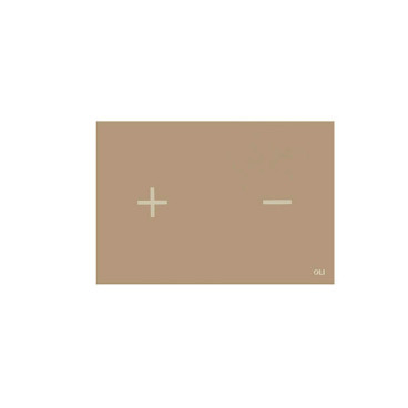 Placa de comando GLASSY taupe, OLI CG34000878701