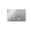 Placa de comando PLAIN cromado, para OLI74 e OLI80, OLI CG26000070827