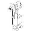Torneira de Bóia Azor 3/8'' Olipure Oli120 Plus, OLI CS04000882654