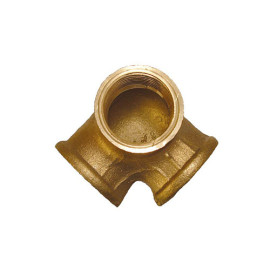 Tê de canto de 1/2'' latão