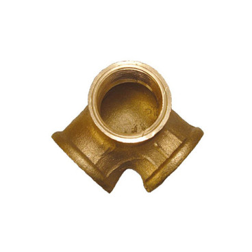 Tê de canto de 1/2'' latão