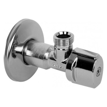 Torneira de esquadria 1/2'' x 1/2'' A-80MAC anti-calcário com manípulo de metal, Arco NOV92MAC