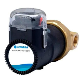 Circulador ECOCIRC PRO 15-1/65B U, com relógio e válvula de retenção, Lowara 60A0L5001