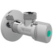 Torneira de esquadria 1/2'' x 1/2'' grande caudal A-80MAC anti-calcário com manípulo de metal, Arco NOV54MAC