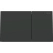 Placa de comando Sigma70 quadrada, dupla descarga, para autoclismo de interior Sigma, preto mate easy-to-clean, Geberit 115.622.