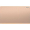 Placa de comando Sigma70 quadrada, dupla descarga, para autoclismo de interior Sigma, ouro rosa easy-to-clean, Geberit 115.622.Q