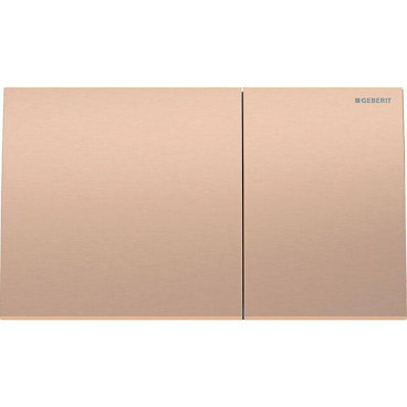 Placa de comando Sigma70 quadrada, dupla descarga, para autoclismo de interior Sigma, ouro rosa easy-to-clean, Geberit 115.622.Q