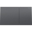 Placa de comando Sigma70 dupla descarga, para autoclismo de interior Sigma, Preto Cromado anti-dedadas, Geberit 115.622.QD.1
