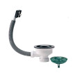 Válvula 1''1/2 com cesta de fecho por espigão e saída ladrão, B-72CE