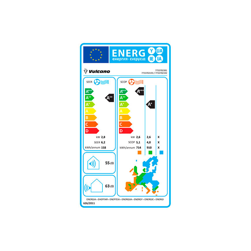 Ar condicionado Vulcano Easy3 Cool 2,6 kW/9.000 BTU – Almendre