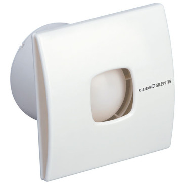 Extrator SILENTIS LN 10 Inox, saída 100 mm, 90 m3/h, temporizador 3-15 min, CATA 01073000