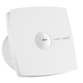 Extrator X-MART MATIC T 10 branco, saída 100 mm, 98 m3/h, com temporizador, CATA 01016000